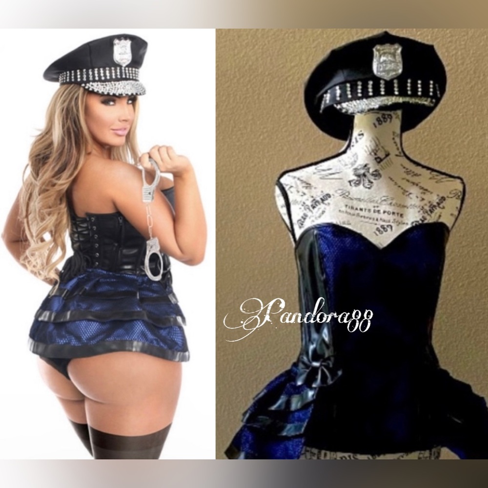 Daisy corsets sexy police costume burlesque